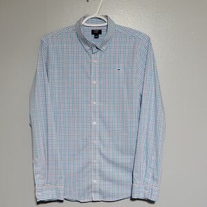 Crown & Ivy Pastel Kids Plaid Button-Down Shirt - Sz XL Easter, Dress, Photos